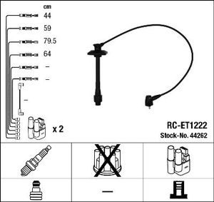 Bougiekabelset RCET1222