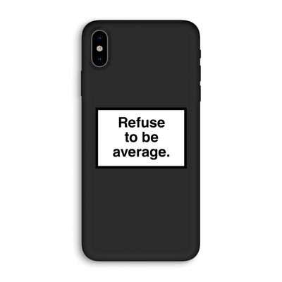 Refuse to be average: iPhone XS Biologisch afbreekbaar hoesje