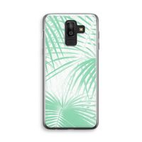Palmbladeren: Samsung Galaxy J8 (2018) Transparant Hoesje Palmbladeren: Samsung Galaxy J8 (2018) Transparant Hoesje