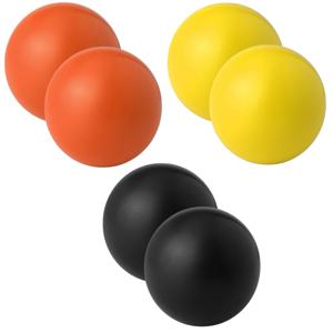 Anti stressballen Relaxman kleurenmix - 6x stuks - Dia 6 cm - Mindfullness - Ontspanning artikelen