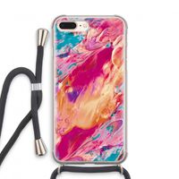 Pastel Echoes: iPhone 7 PLUS Transparant Hoesje met koord