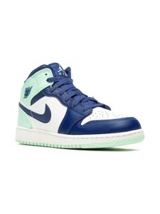 Jordan Kids baskets Air Jordan 1 Mid "Blue Mint" - Bleu