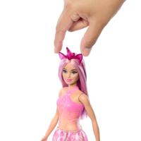 Mattel Dreamtopia - Eenhoornpop met roze haar en kleurrijke outfit - thumbnail