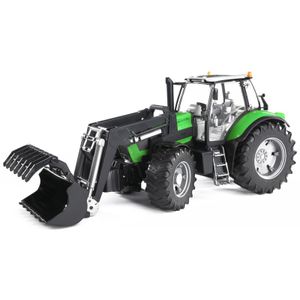 Deutz Agrotron X720 met frontlader Modelvoertuig