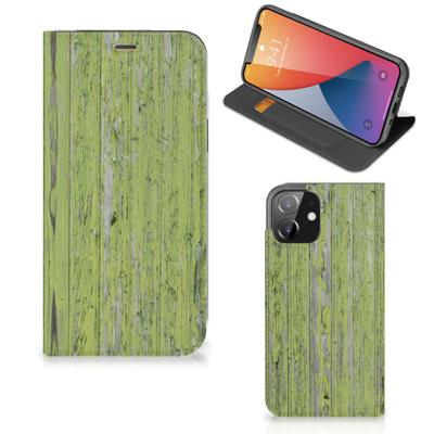 iPhone 12 | iPhone 12 Pro Book | Wallet Case | Green Wood