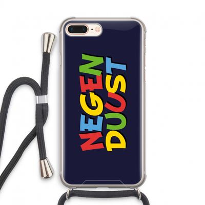 90's One: iPhone 8 Plus Transparant Hoesje met koord