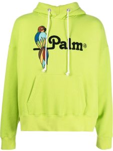 Palm Angels hoodie à lien de resserrage - Vert