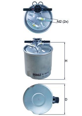 Brandstoffilter KL44040