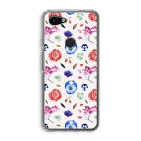 Bloemetjes: Google Pixel 3a Transparant Hoesje