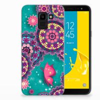 Samsung Galaxy J6 2018 Hoesje maken Cirkels en Vlinders