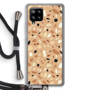 Terrazzo N°17: Samsung Galaxy A42 5G Transparant Hoesje met koord