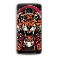 Tiger and Rattlesnakes: Motorola Moto Z Force Transparant Hoesje