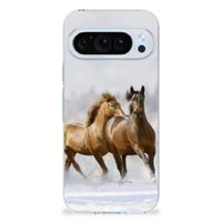 Google Pixel 9 | 9 Pro | TPU Hoesje | Paarden
