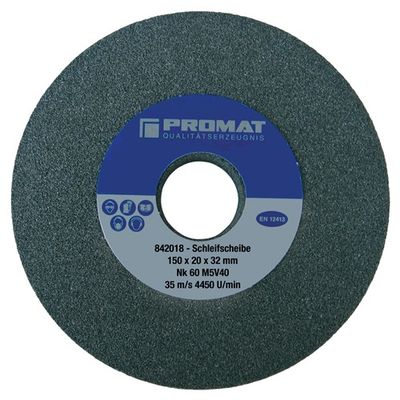 Promat Slijpmachineschijf | d.175xB25x51mm fijn 60 | vorm A | normale korund - 4000842023 4000842023