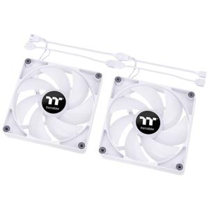 Thermaltake CL-F153-PL12SW-A PC-ventilator Wit, Transparant, RGB (b x h x d) 120 x 120 x 25 mm