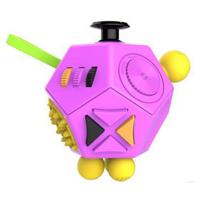 12 zijden magische kubus generatie 2 decompressie kubus speelgoed met versnellingen & Roterende Dial & 360 graden joystick