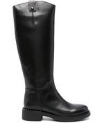 Ash bottes Faith 40 mm en cuir - Noir - thumbnail