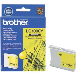 Brother Inktcartridge LC-1000Y Origineel Geel LC1000Y