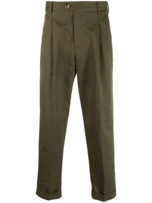 PT Torino pantalon chino à plis - Vert