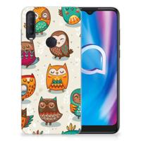 Alcatel 1S (2020) | TPU Hoesje | Vrolijke Uilen