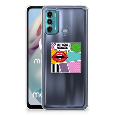 Motorola Moto G60 | Sillicone Back Cover | Popart Princess Motorola Moto G60 | Sillicone Back Cover | Popart Princess