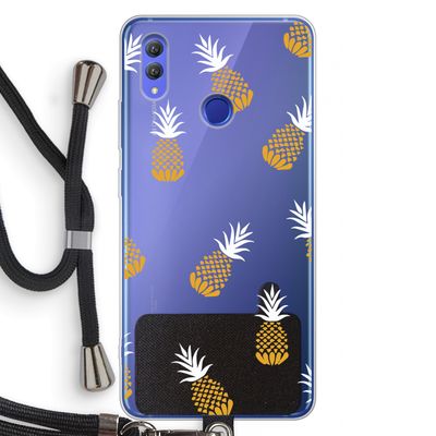 Ananasjes: Honor Note 10 Transparant Hoesje met koord