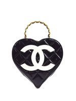 CHANEL Pre-Owned sac à main CC Heart (1995) - Noir - thumbnail