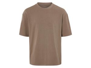 LIVERGY Heren oversized T-shirt (Bruin, M)
