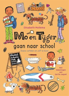 Mo en Tijger gaan naar school - Elisabeth Mollema - ebook