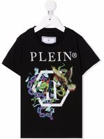 Philipp Plein Junior t-shirt à imprimé graphique - Noir