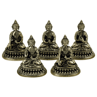 Dhyani Boeddha Beeldjes - 10 cm (Set van 5 - 330 gram) - thumbnail