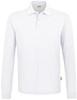 Hakro 815 Long-sleeved polo shirt MIKRALINAR® - White - 4XL