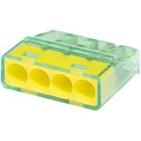 Lasklem - Vintex - 4 Polig - 0.2-2.5 mm2 - Geel - 500 Stuks