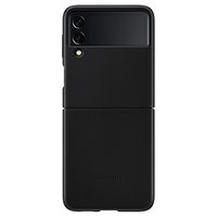 Samsung Galaxy Z Flip3 5G Leren Cover EF-VF711LBEGWW (Geopende verpakking - Uitstekend) - Zwart