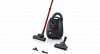Bosch ProPower BGB41POW1 Serie 4 - Stofzuiger met zak - Zwart/Rood