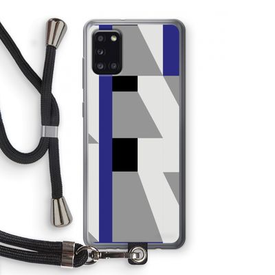 Gestalte 2: Samsung Galaxy A31 Transparant Hoesje met koord