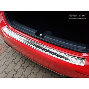 RVS Bumper beschermer passend voor Mercedes A-Klasse W177 2018- 'Ribs' AV235296