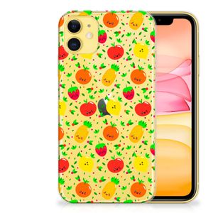 Apple iPhone 11 Siliconen Case Fruits