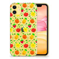 Apple iPhone 11 Siliconen Case Fruits - thumbnail