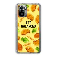 Eat Balanced: Xiaomi Redmi Note 10S Transparant Hoesje
