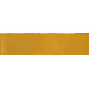 Terre d'Azur Gerona wandtegel visgraat 7.5x30cm Honey Yellow mat