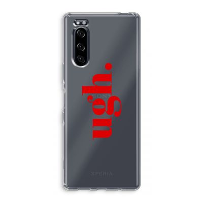 Ugh: Sony Xperia 5 Transparant Hoesje