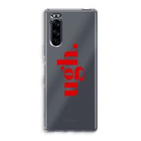 Ugh: Sony Xperia 5 Transparant Hoesje