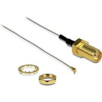 Delock 88814 Antennekabel SMA-jack schot naar I-PEX Inc., MHF® 4 plug 0,81 20cm draadlengte 10 mm