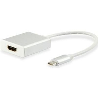 Equip 133452 USB Type C HDMI Wit kabeladapter/verloopstukje
