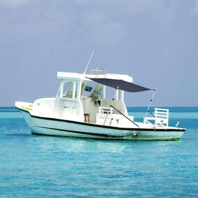 Schaduwdoekset T-top 174x205x(115-194) cm marineblauw