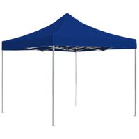 Partytent professioneel inklapbaar 2x2 m aluminium blauw - thumbnail