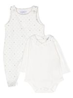 Emporio Armani Kids body en coton à motif monogrammé - Blanc - thumbnail