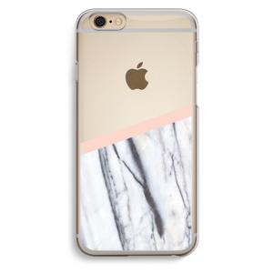 A touch of peach: iPhone 6 / 6S Transparant Hoesje