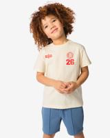 HEMA Kinder T-shirt Voetbal Ecru (ecru)